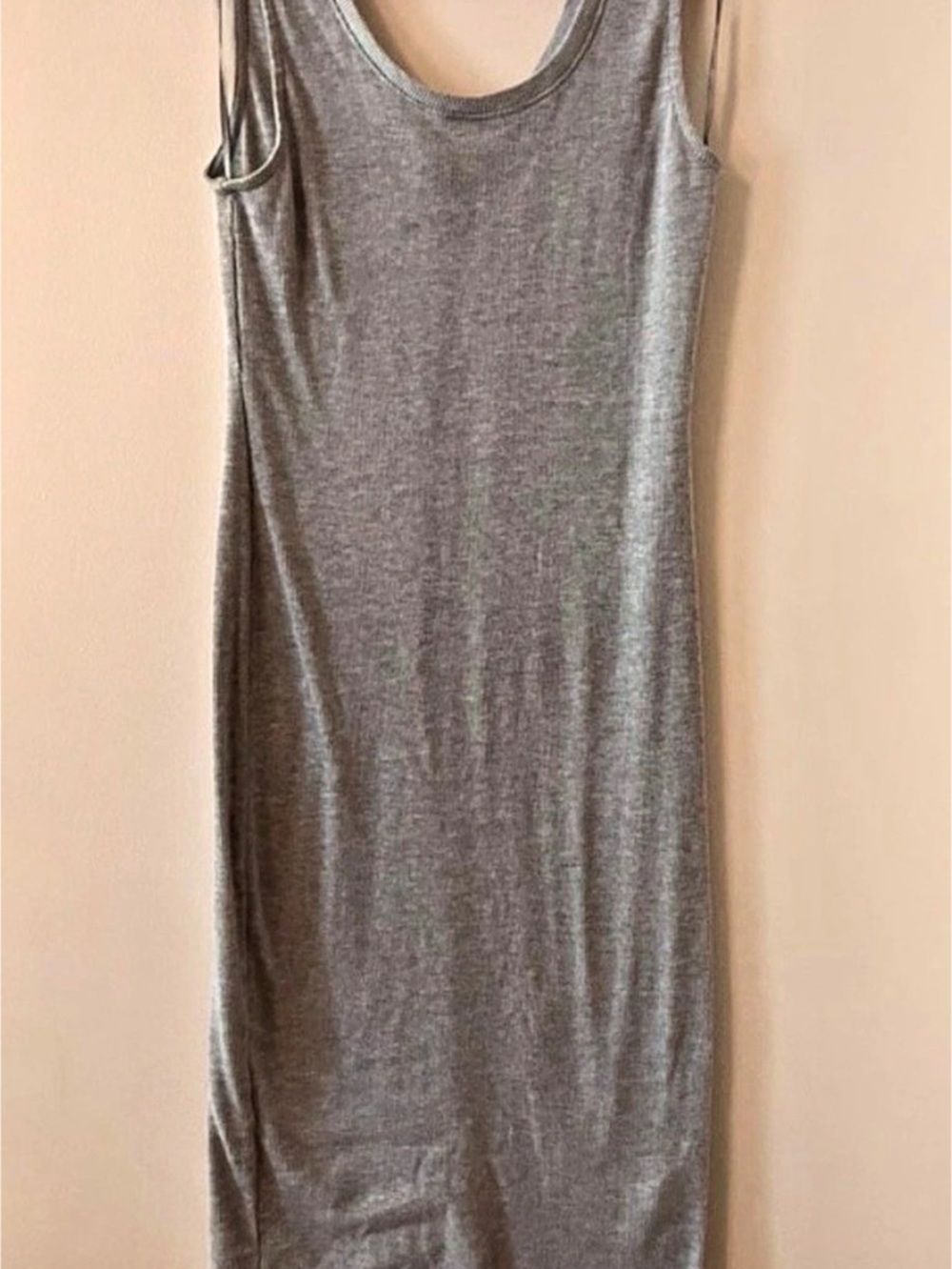 ambiance Maxi Tank Dress in Gray Size Medium
